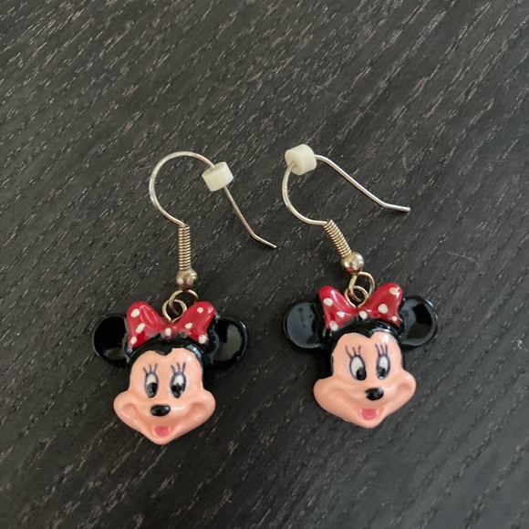Minnie Mouse inspired vintage 80’s dangle earrings costume - Picture 3 of 5
